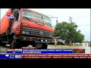 Kendaraan Mengular Sepanjang 20 Kilometer di Pantura Indramayu
