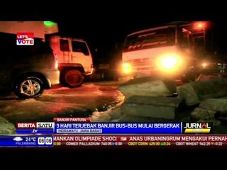 Tiga Hari Terjebak Banjir, Lalu Lintas Pantura Mulai Cair