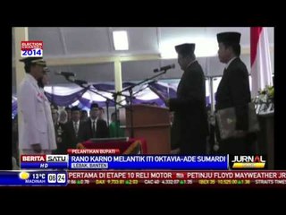Rano Karno Lantik Pasangan Bupati Lebak Terpilih