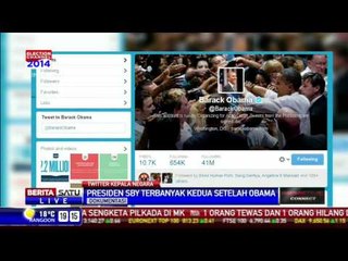 SBY Memiliki Followers Terbanyak Setelah Obama