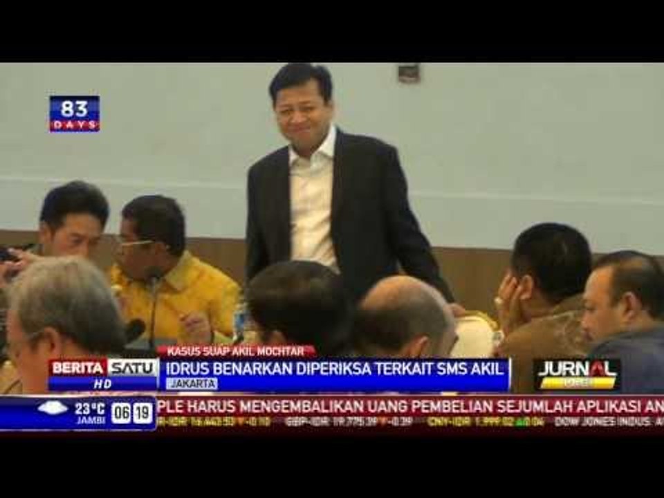 Idrus Marham Benarkan Diperiksa KPK Terkait SMS Akil Mochtar