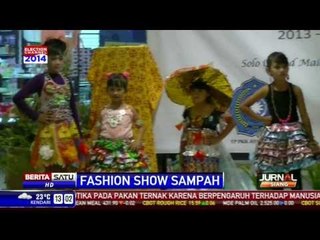Peragaan Busana Unik, Menampilkan Baju dari Sampah