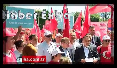 Beyaz Saray önünde FETÖ protestosu