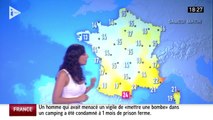 LA METEO de MARLENE DURET le 2016 07 29 sur itele