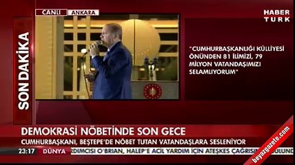 Cumhurbaşkanı Erdoğan: Her köşede ayrı bir destan yazıldı