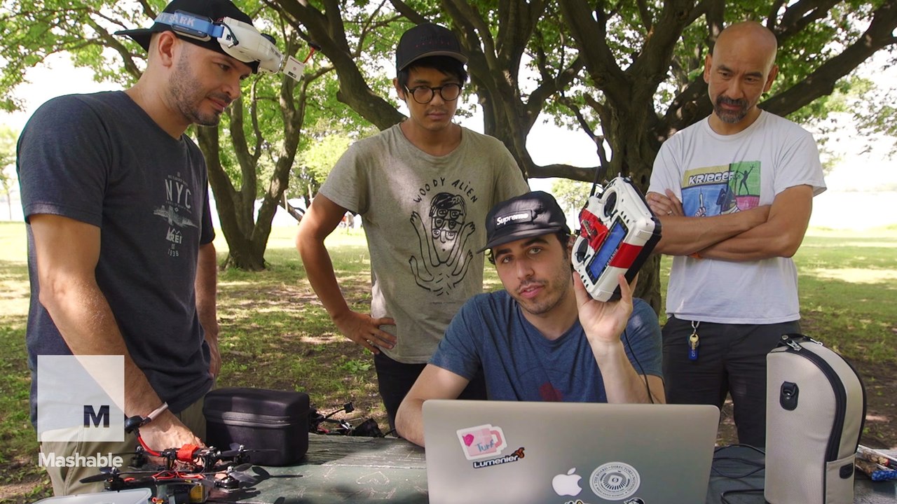 This first-person view from a drone might be cooler than VR