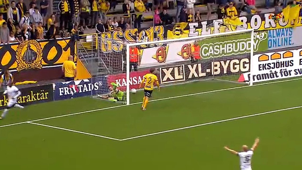Eilfsborg 1:1 Häcken  (Swedish Allsvenskan.7 August 2016 Machday 17)