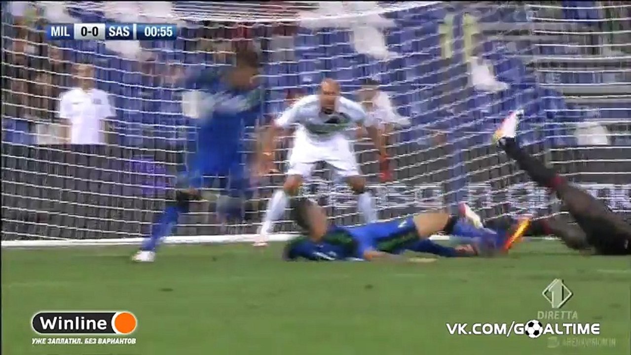 AC Milan vs Sassuolo 2-3 All Goals & Highlights HD 10.08.2016
