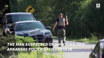 Police shooter in custody after tense standoff in Arkansas