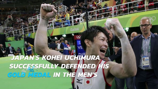 Rio Olympics: Kohei Uchimura remains all-around gymnastics champ
