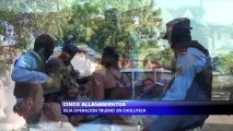 5 allanamientos deja operacion trueno en Choluteca