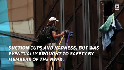 NYPD apprehends man scaling 58-story Trump Tower
