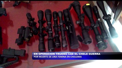 En Operacion Trueno cae El Chele Guerra