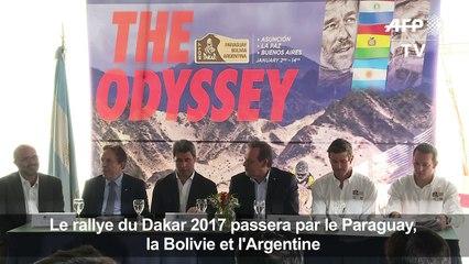 Le Dakar 2017 passera par le Paraguay, la Bolivie et l'Argentine
