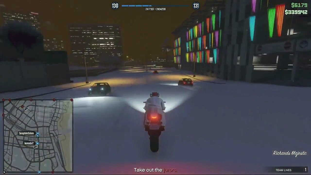GTA V Glitchy Snow Mission