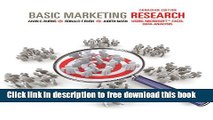 [Download] Basic Marketing Research: Using Microsoft Excel Data Analysis, First Canadian Edition
