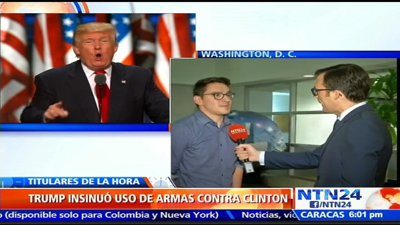 “Ellos están jugando con fuego”: Subdirector ‘Fondo de Acción’ sobre recientes comentarios de Trump contra Clinton