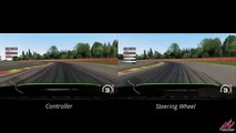 Assetto Corsa - PlayStation 4 - Controller vs Steering Wheel Gameplay