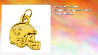 Nfl New Orleans Saints Silverplated Team Logo Helmet