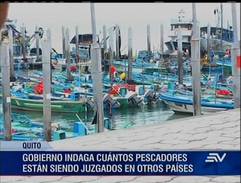 Más de 50 pescadores de Jaramijó están detenidos en el extranjero por transporte de drogas