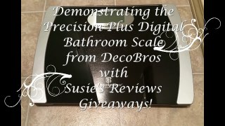 Precision Plus Digital Bathroom Scale from DecoBros