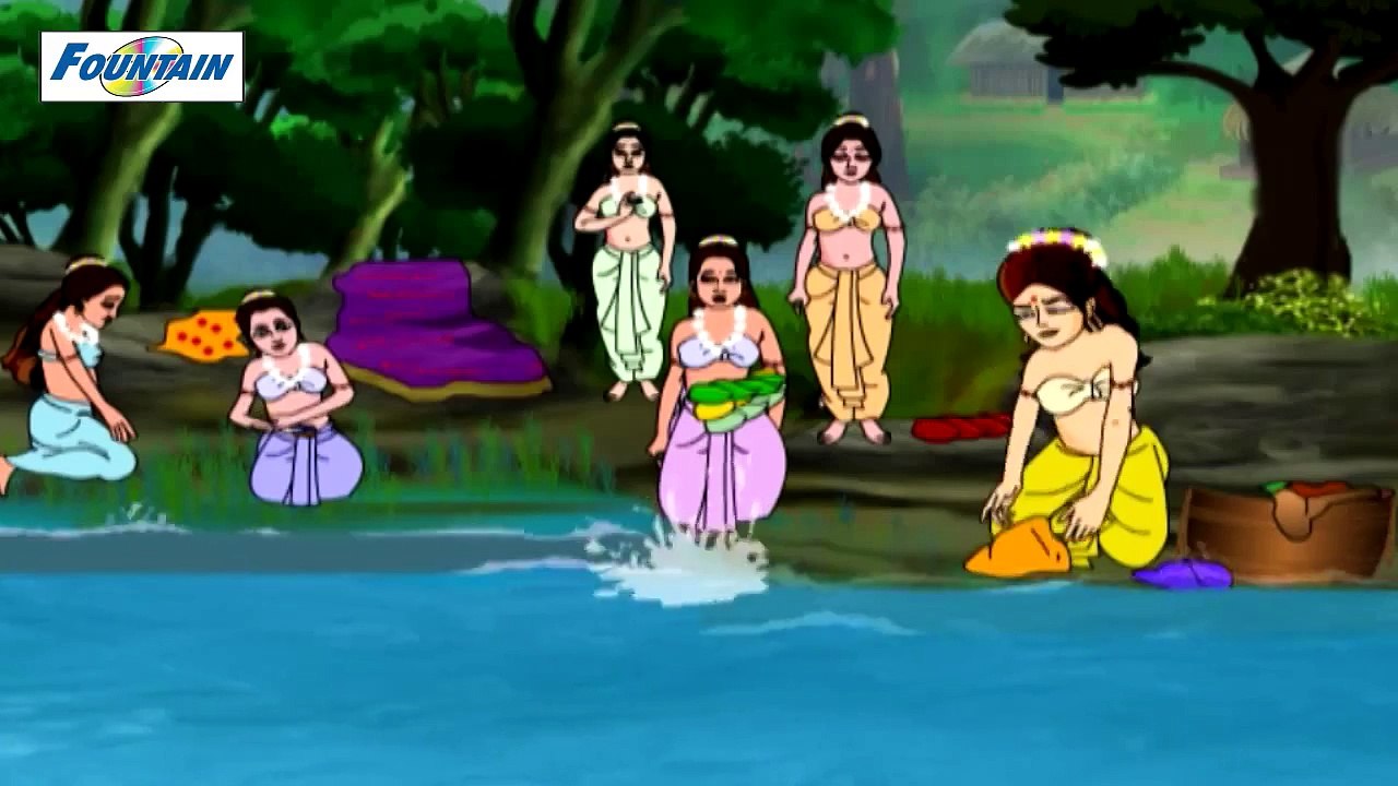 Bal Ganesh - Ganesha Blesses Chitraratha Gandarva From Recarnation of Crocodile ( Kannada )