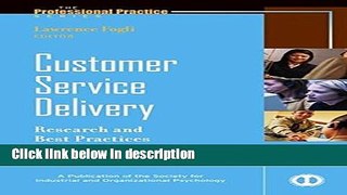 [PDF] Customer Service Delivery: Research and Best Practices Full Online