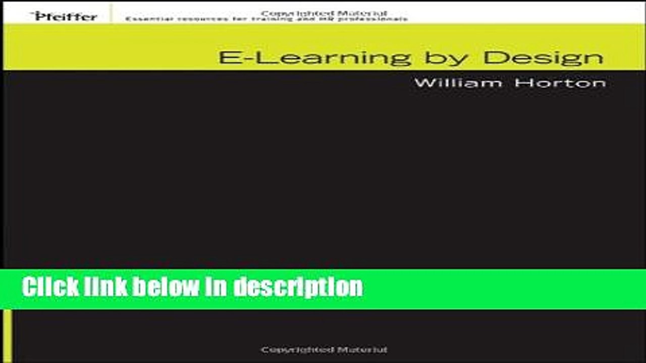 [PDF] e-Learning by Design Ebook Online