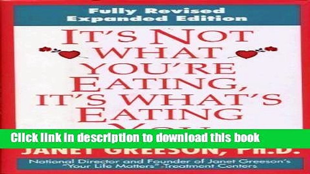[Popular] It s Not What You re Eating, It s What s Eating You: The 28-Day Plan to Heal Hidden Food