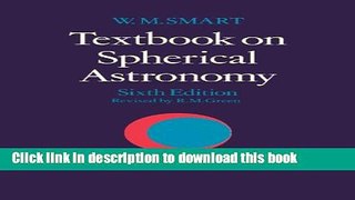 [Popular] Textbook on Spherical Astronomy Kindle Free