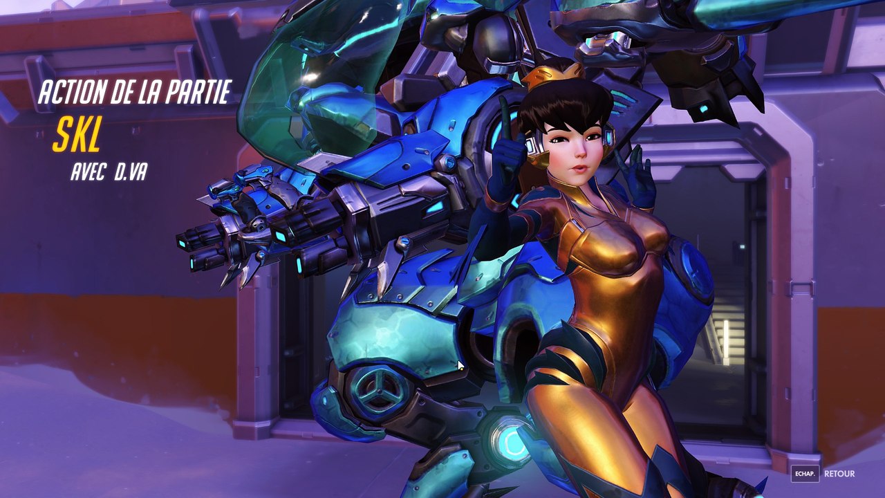 Epic move #1 - Overwatch Full Team Avec D.va