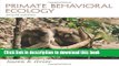 [Popular] Primate Behavioral Ecology Hardcover Free
