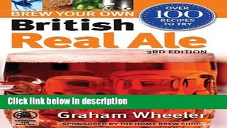 Books Brew Your Own British Real Ale Free Online