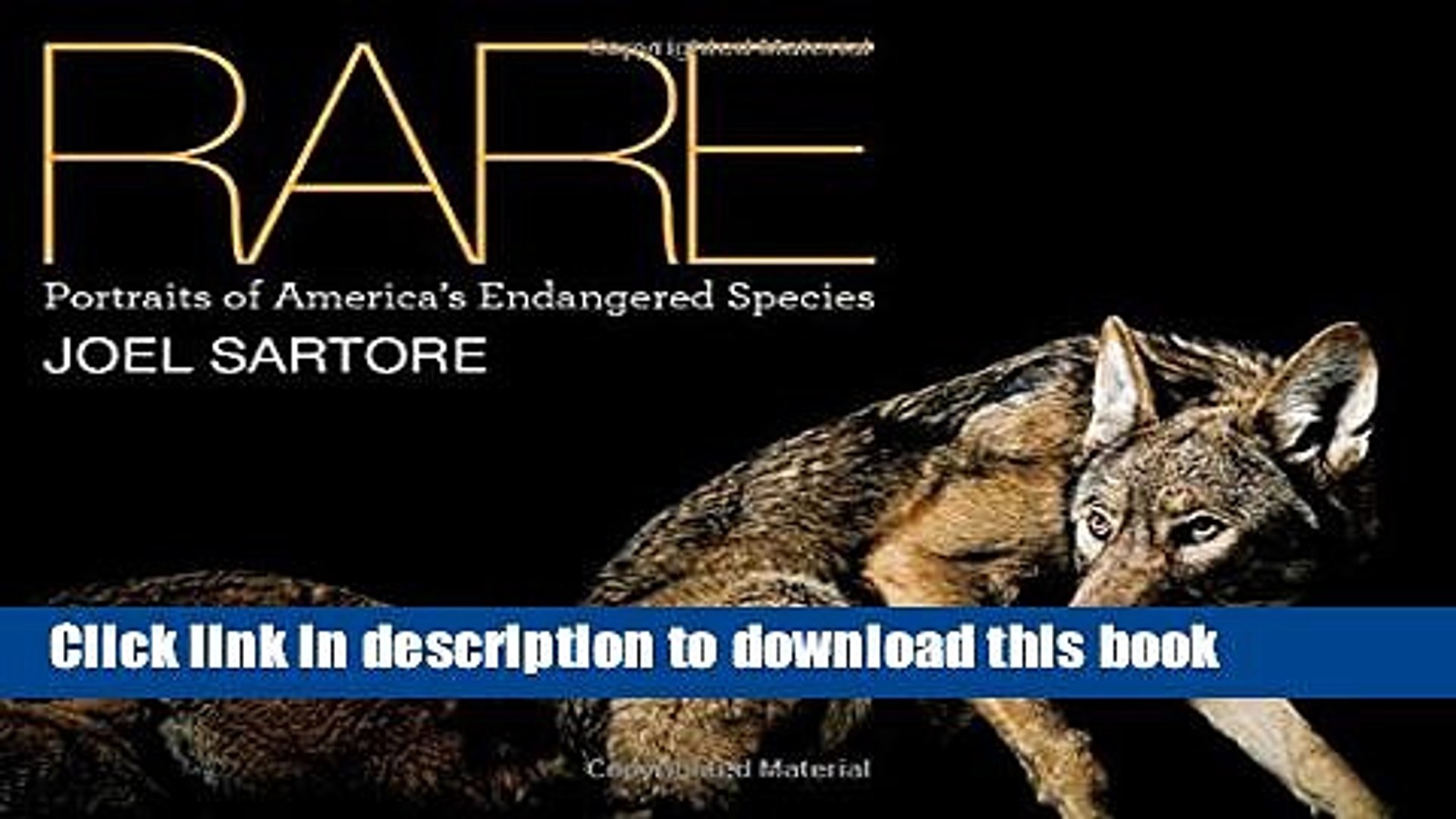 [PDF] National Geographic Rare: Portraits of America s Endangered Species Full Online