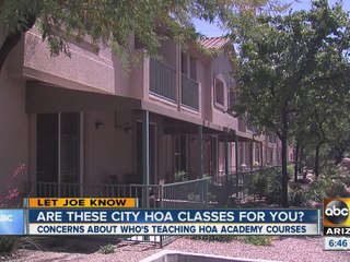 Are these city HOA classes for you?