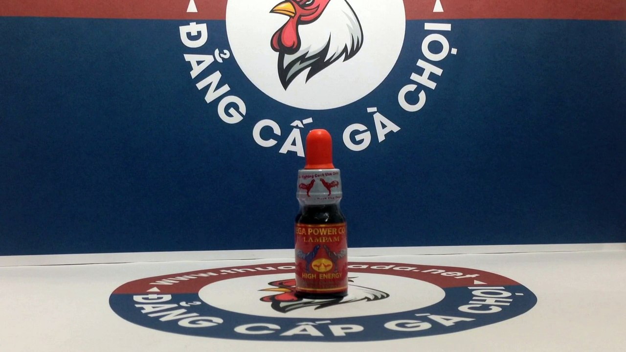 Mega Power Cock, Thuốc nhỏ cho gà đá cựa sắt lỳ đòn, sung mãn, dẻo dai của Thái Lan