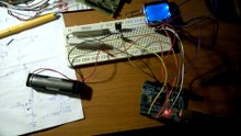 Montaj măsurare capacitate acumulatori cu Arduino