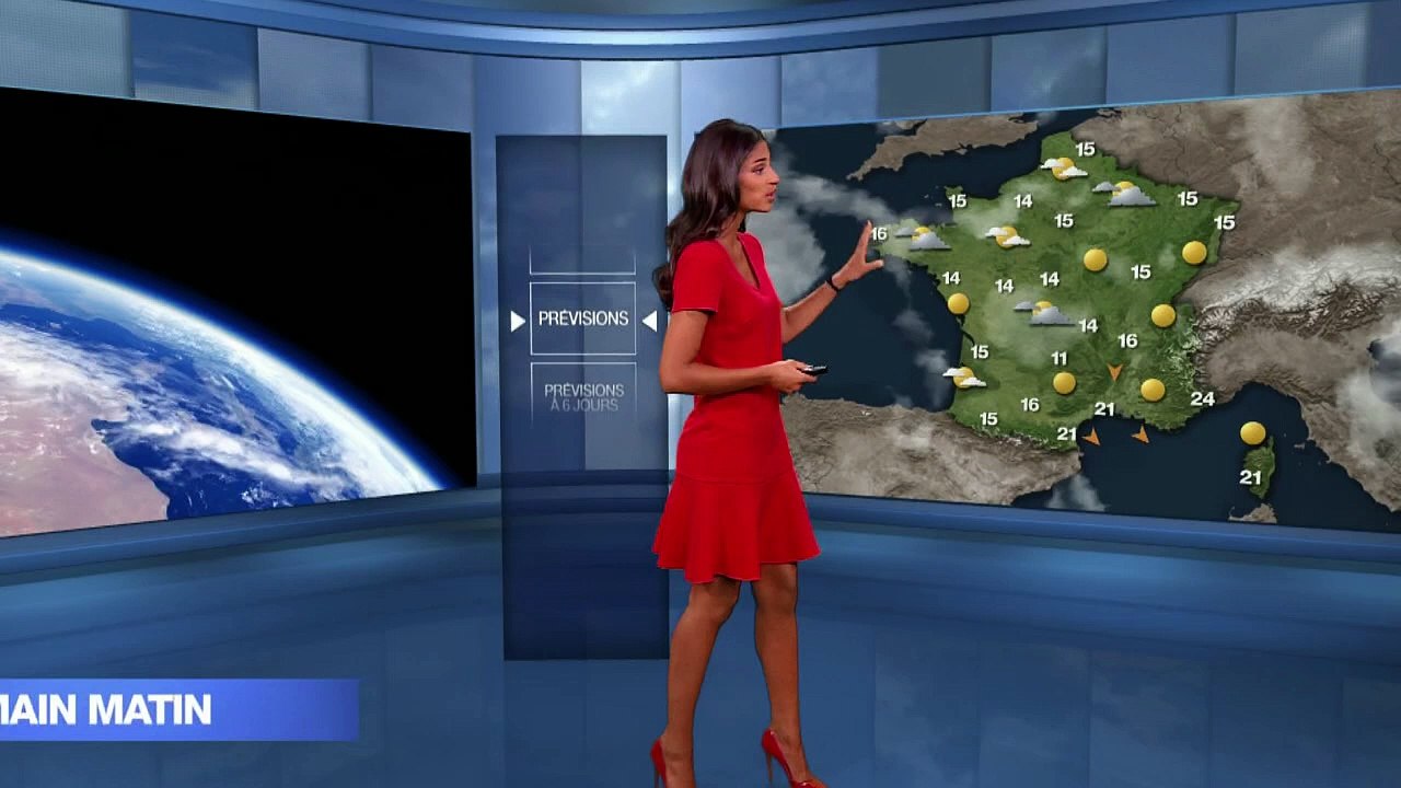 LA METEO et LA METEO DES PLAGES de TATIANA SILVA le 2016 08 05 sur M6