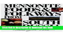 [Popular] Mennonite Food and Folkways from South Russia Kindle Collection