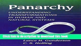 [Popular] Panarchy: Understanding Transformations in Human and Natural Systems Hardcover Online