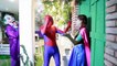 Superhero Real Life | Spiderman and Frozen Elsa Frozen Anna vs Joker “ Fun Spider-man and Superheroes In Real Life for Kid