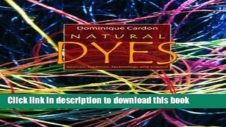 [Popular] Natural Dyes Hardcover Free