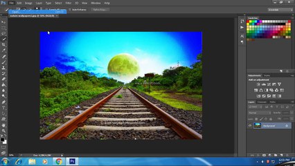 How to change Background in photoshop cs6 2016 hd