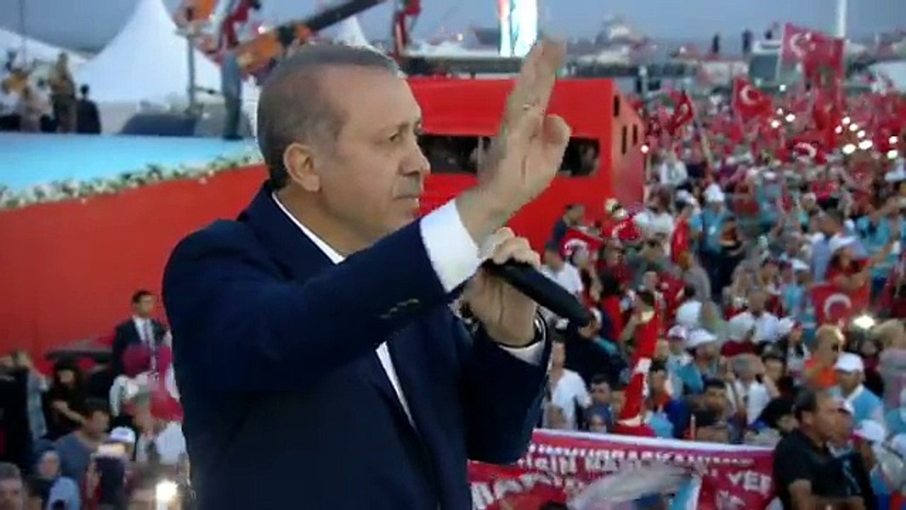 Baskomutan Recep Tayyip ERDOGAN in Yenikapi Mitingi Konuşması LOGOSUZ  07.08.2016