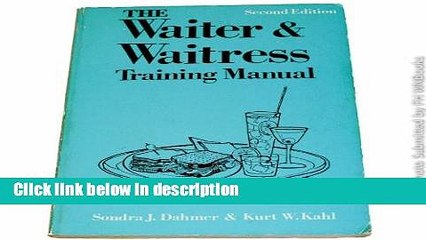 [PDF] The Waiter and Waitress Training Manual (Food   Hospitality) Ebook Online