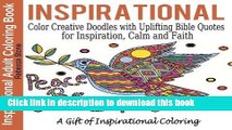 [Popular] Inspirational Adult Coloring Book: Color Creative Doodles with Uplifting Bible Quotes