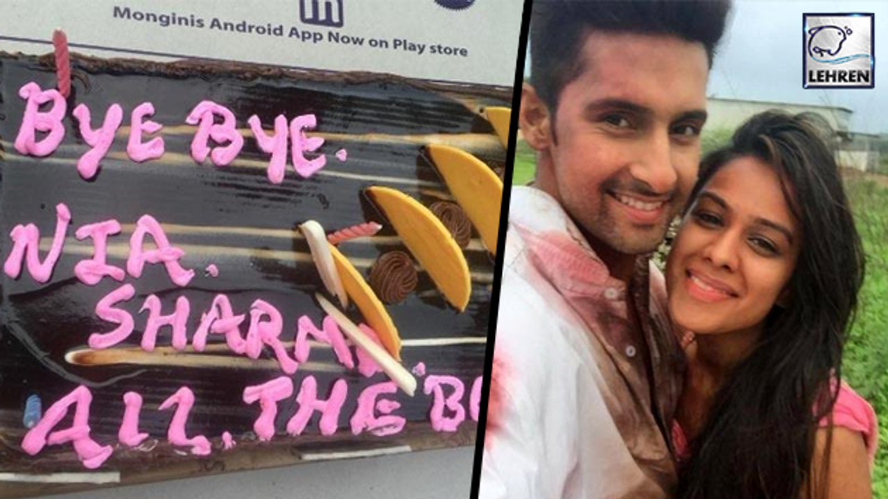 Nia Sharma's Farewell Party On Jamai Raja Sets