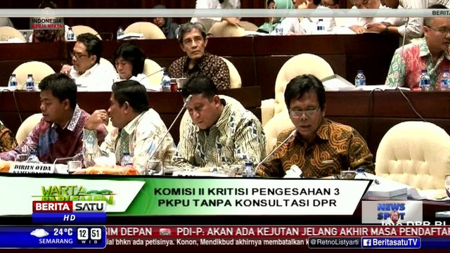 DPR Kritisi Langkah Pengesahan 2 PKPU Tanpa Konsultasi DPR