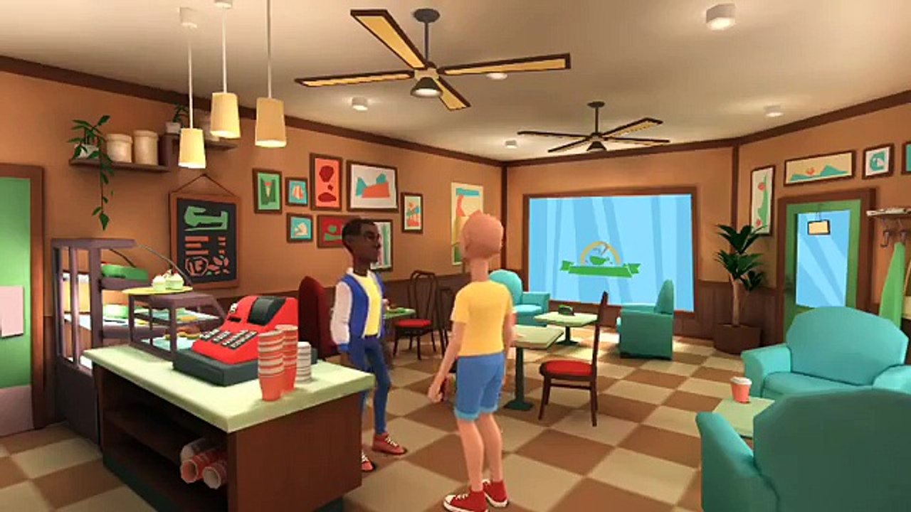 Caillou slaps the cashier at Burger King/Arrested