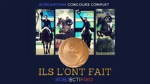 Médaille d'or pour le concours complet...Ils l'ont fait!
